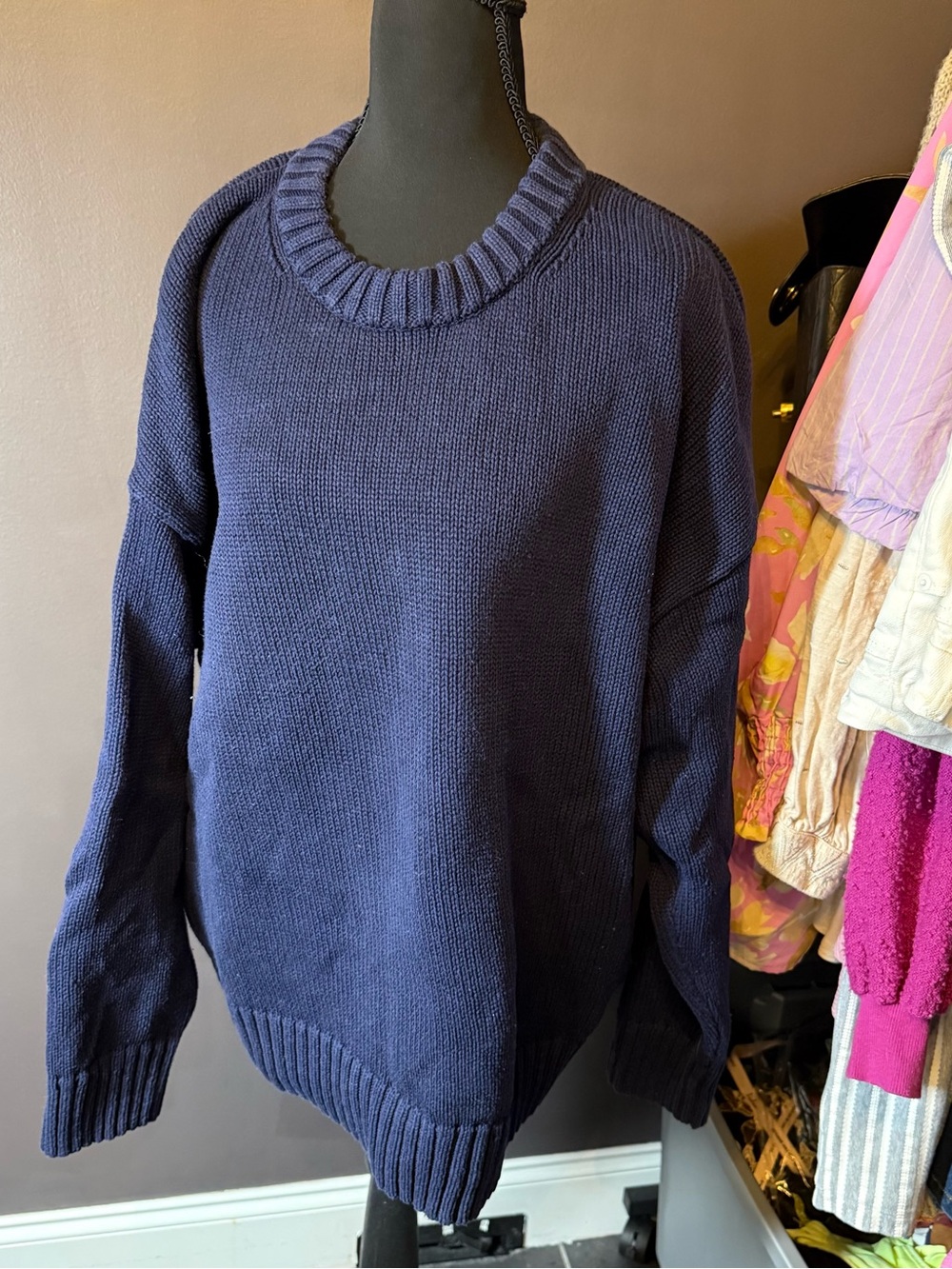 GAP Navy Blue Crewneck Sweater